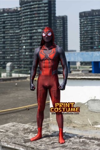 Combinaison Halloween Imprimée Squelette - Spiderman Cosplay Costume