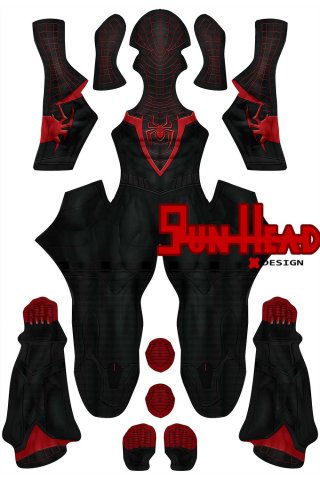 Gun Head Design PS5 Insomniac Dye Sublimation On Spandex