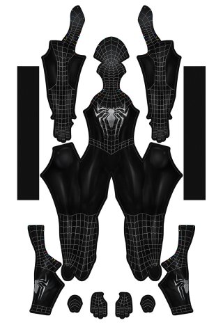 Web Warrior's Workshop Black Cat Suit