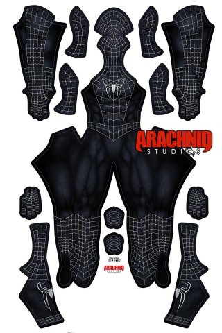 Arachnid Studios Raimi Symbiote Dye Sublimation On Spandex