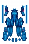 The Web Warrior's Workshop Samus Zero Shiny Dye Sublimation