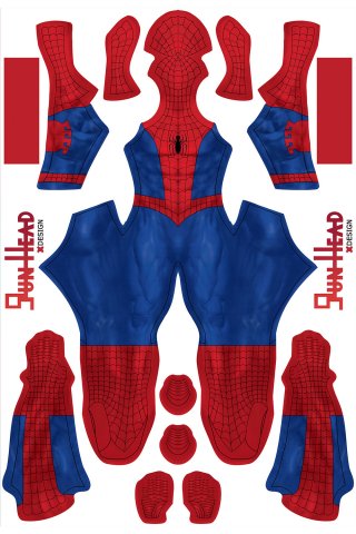 Gun Head Design Friendly Neighborhood Dye Sublimation On Spandex