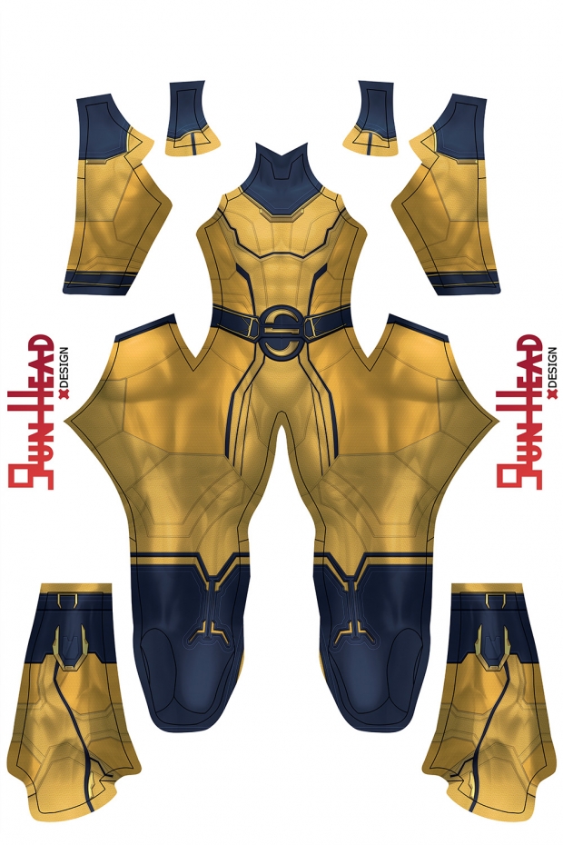 Sentry Thunderbolts Gun Head Design Dye Sublimation
