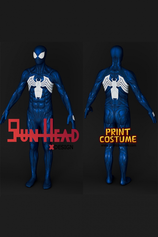 Gun Head Design 2026 Symbiote Sublimation On Spandex
