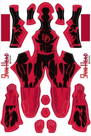 Gun Head Design Daredevil 97 Dye Sublimation