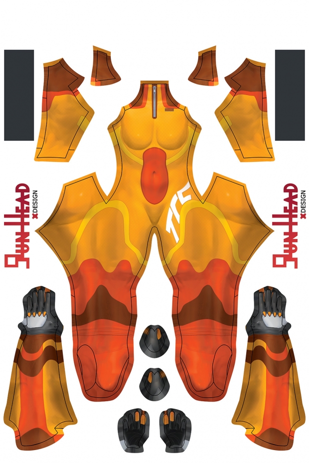 Gun Head Design Tracer Dye Sublimation