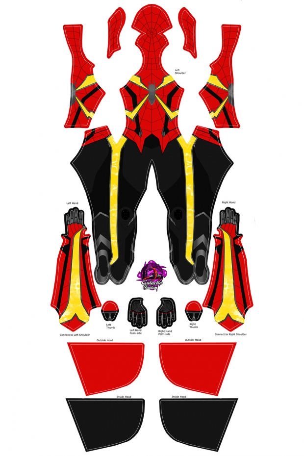 Galactic Custom Upgraded Miles Morale Dye Sublimation