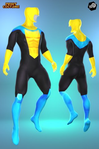 Ethn cos INVINCIBLE Dye Sublimation On Spandex