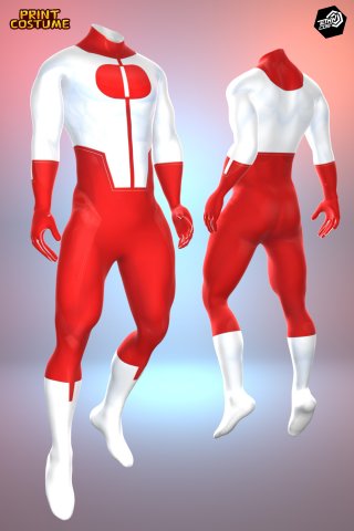 Ethn cos OMNIMAN Dye Sublimation On Spandex