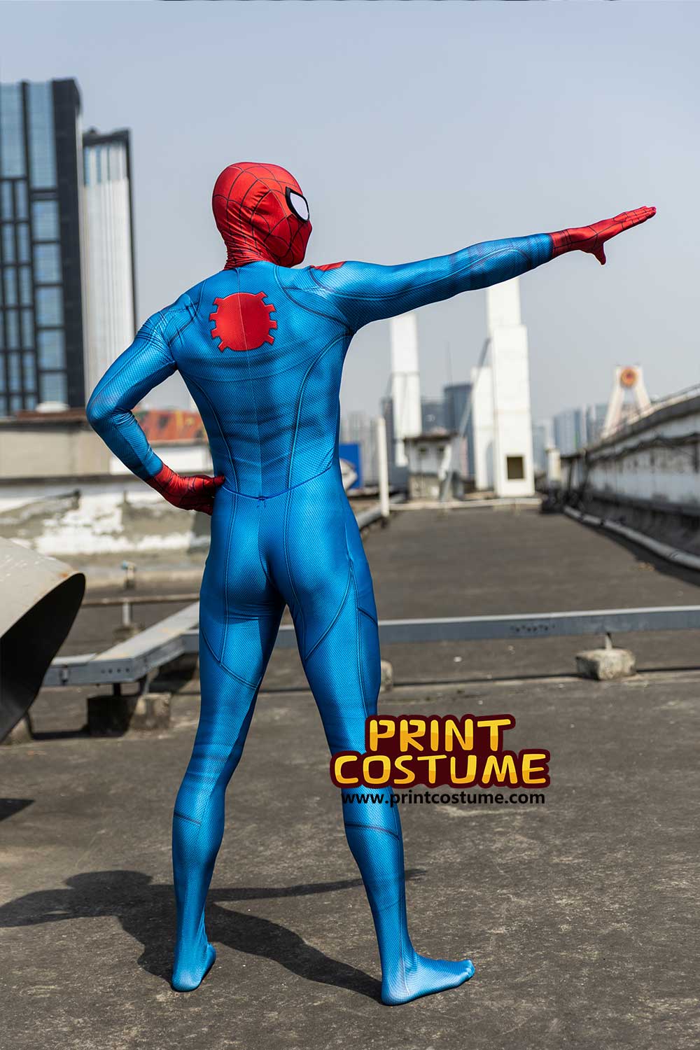 Gun Head Design Miles Morales PS5 Dye Sublimation Spandex [20210006 ...