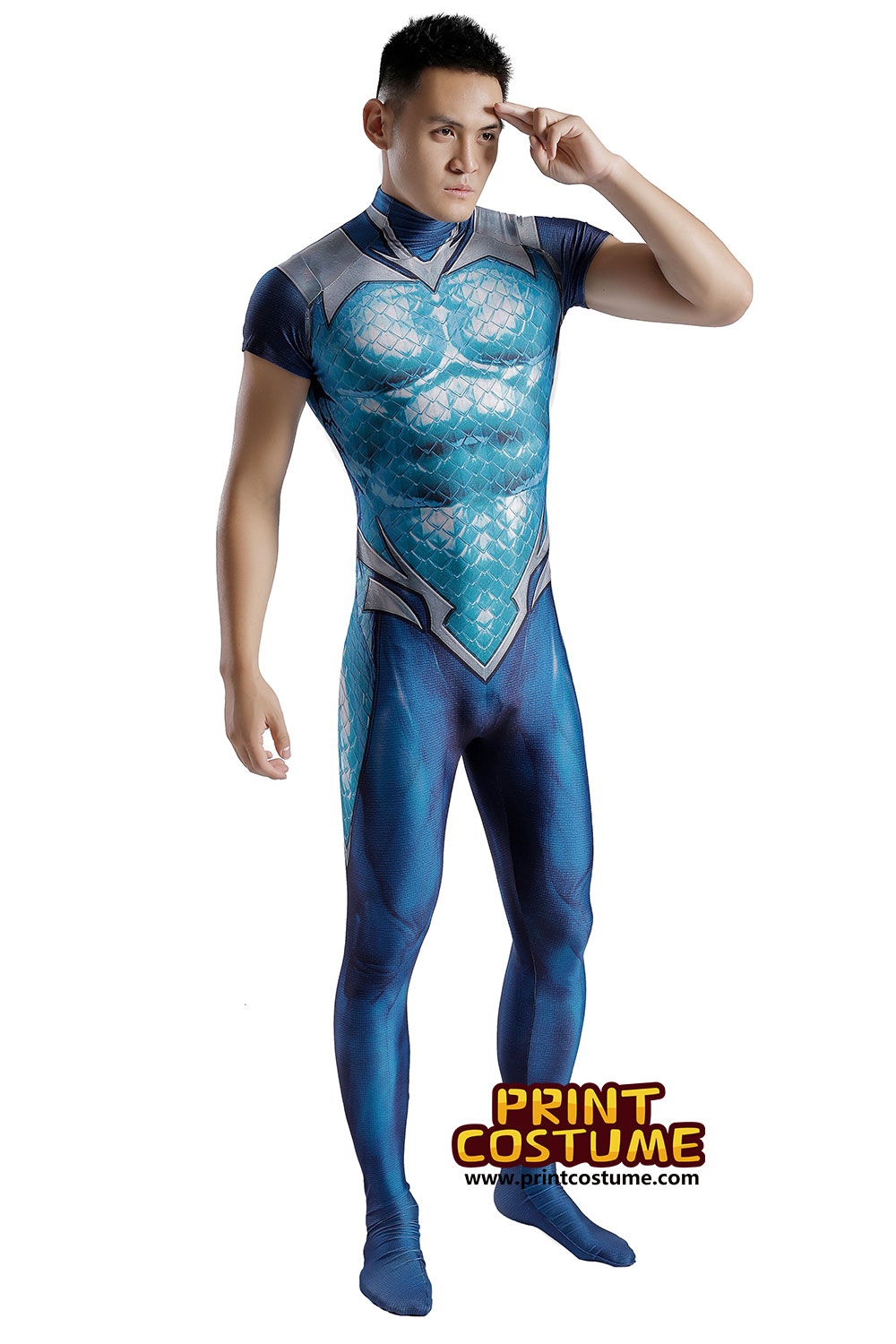 Gun Head Design Tempest Spandex Suit [20210157] - $65 : printcostume