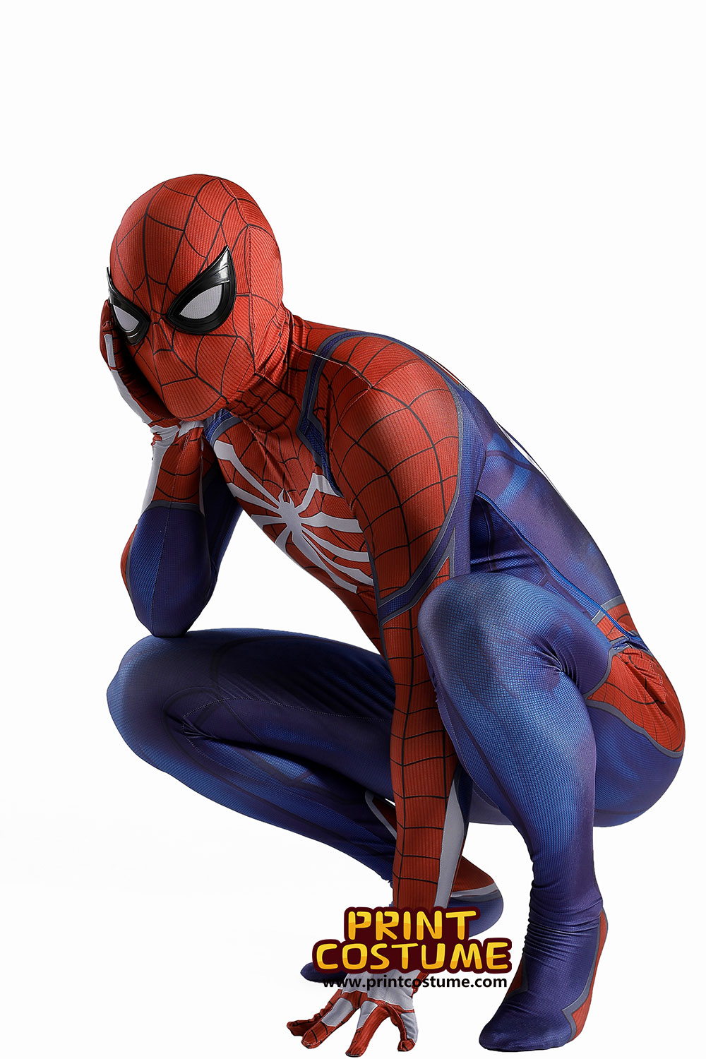 PUFF PAINT spider-man ps4 Advanced suit update. Getting a new mask tha